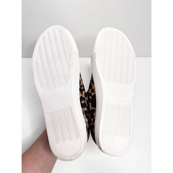 Steve Madden Boots Womens Size 6 Claud Brown Black Leopard Print Ankle Bootie - Picture 8 of 8